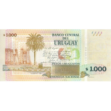 Uruguay 1000 Pesos 2015 P98a
