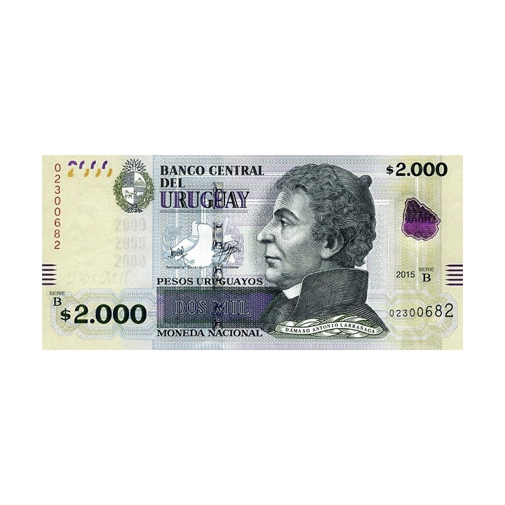 Uruguay 2000 Pesos 2015 P99a