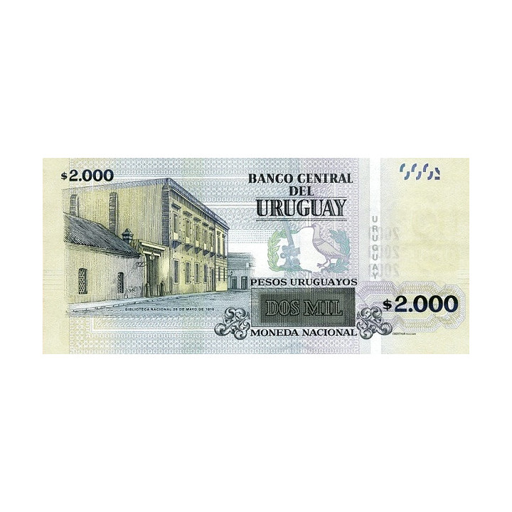 Uruguay 2000 Pesos 2015 P99a