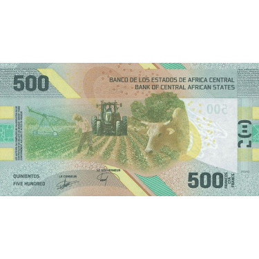 Centralafrikanska Staterna 500 Francs 2020 (2022) Pnew