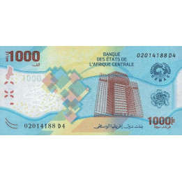 Centralafrikanska Staterna 1000 Francs 2020 (2022) Pnew