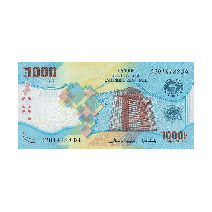 Central African States 1000 Francs 2020 (2022) Pnew