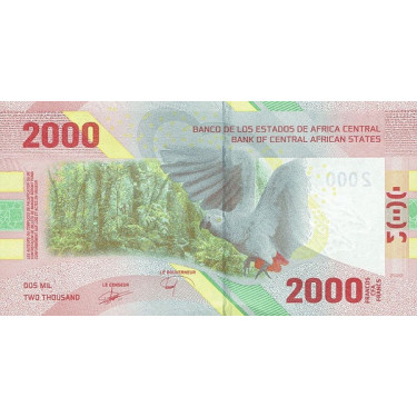 Centralafrikanska Staterna 2000 Francs 2020 (2022) Pnew