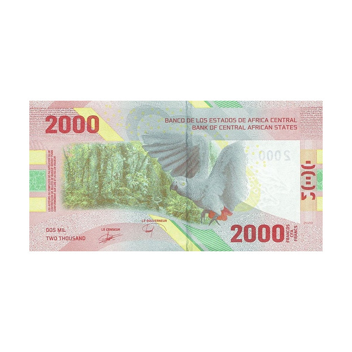 Centralafrikanska Staterna 2000 Francs 2020 (2022) Pnew
