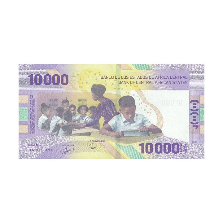Centralafrikanska Staterna 10000 Francs 2020 (2022) Pnew