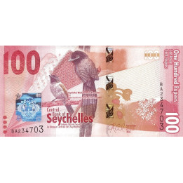 Seychelles 100 Rupees 2016 P50