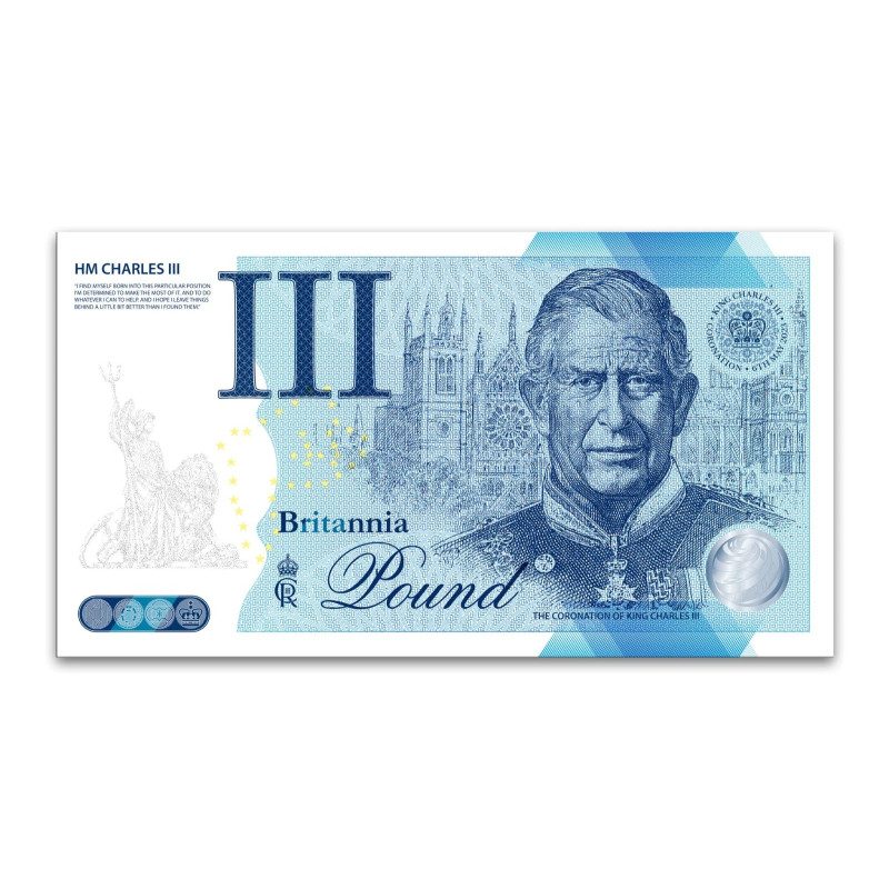 Britannia Pound - Coronation King Charles 2023