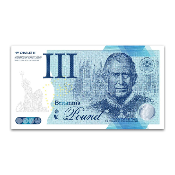 Britannia Pound - Coronation King Charles 2023