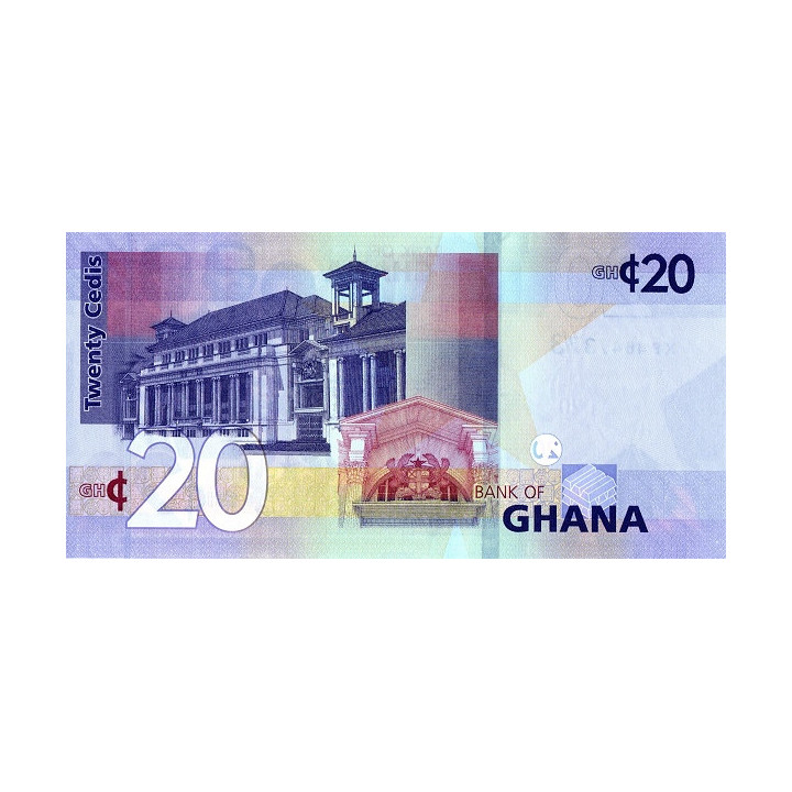 Ghana 20 Cedis 2019 P-new UNC