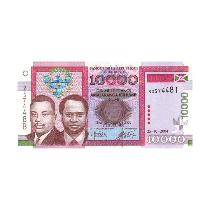 Burundi 10.000 Francs 2004 P43a