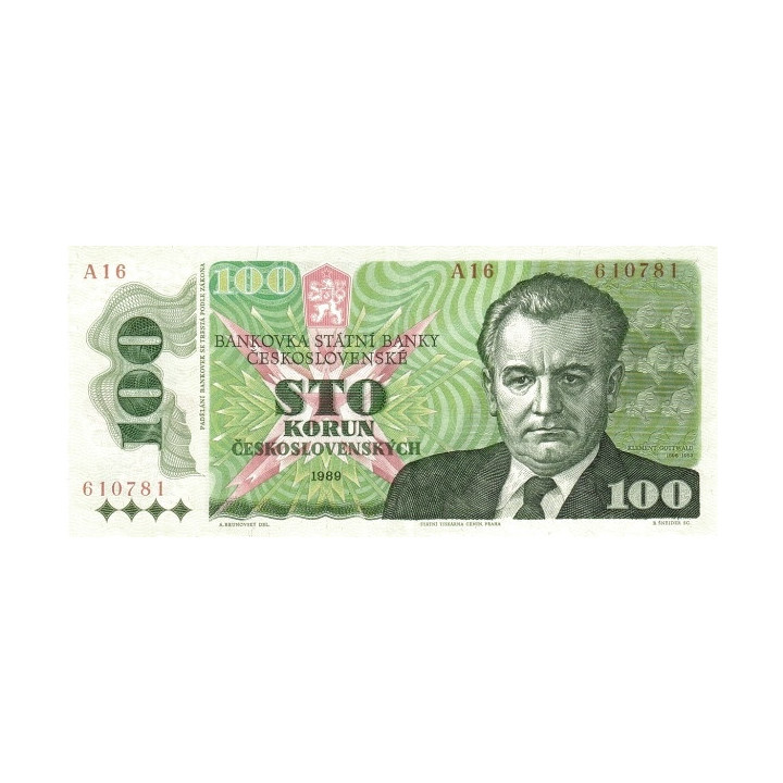 Tjeckoslovakien 100 Korun 1989 P97