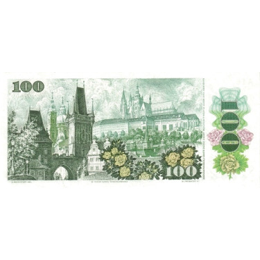 Tjeckoslovakien 100 Korun 1989 P97