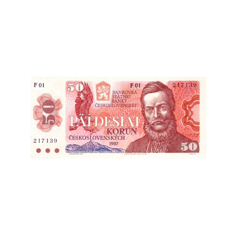 Tjeckoslovakien 50 Korun 1987 P96a