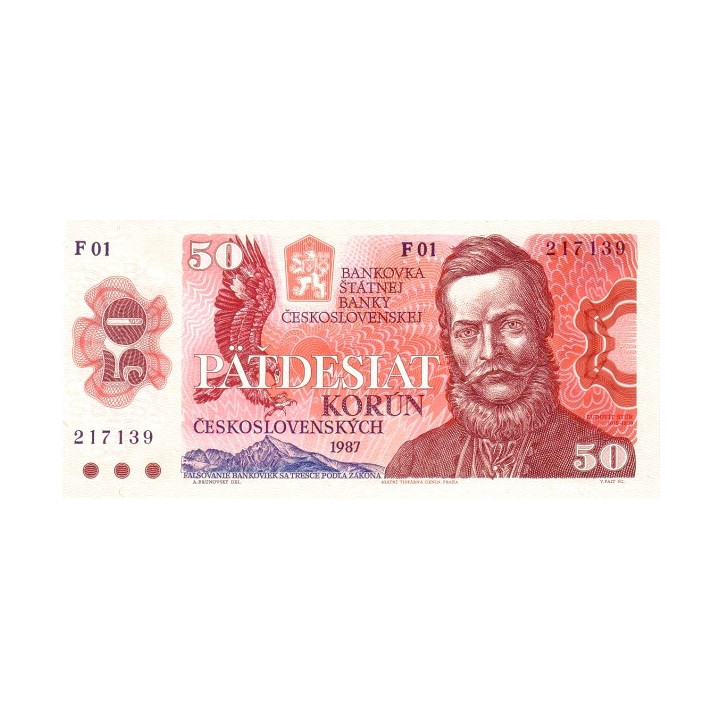 Tjeckoslovakien 50 Korun 1987 P96a