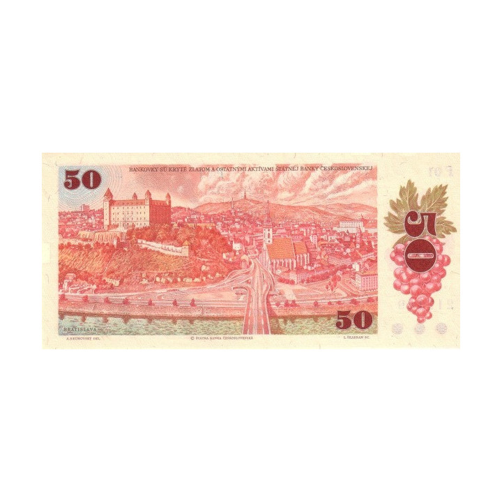 Tjeckoslovakien 50 Korun 1987 P96a