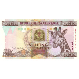 Tanzania 5.000 Shilingi 1997 P-32 UNC