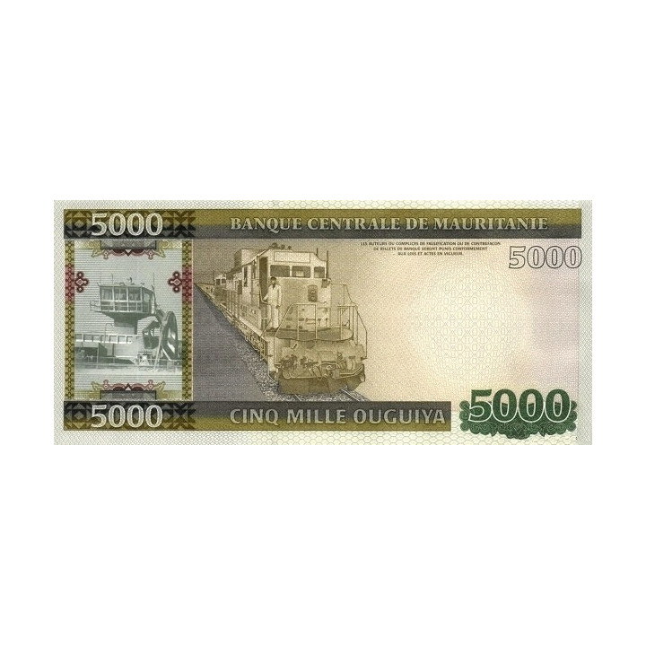 Mauretanien 5000 Ouguiya 2011 P21