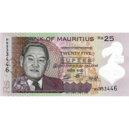 Mauritius 25 Rupees 2021 P64