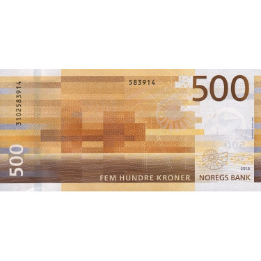 Norway 500 Kroner 2018 P56