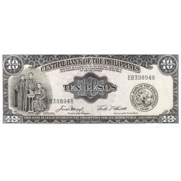 Filippinerna 10 Pesos 1949 P136e