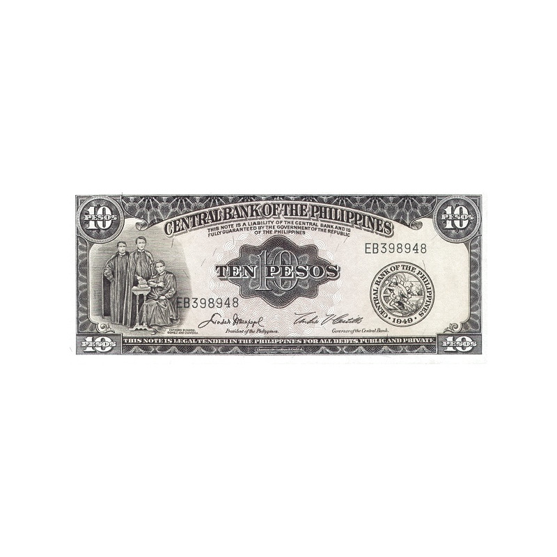 Filippinerna 10 Pesos 1949 P136e