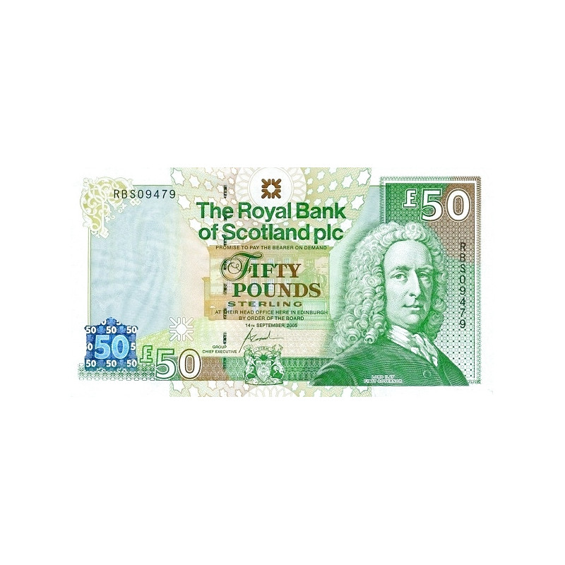 Scotland 50 Pounds 2005 RBC P366