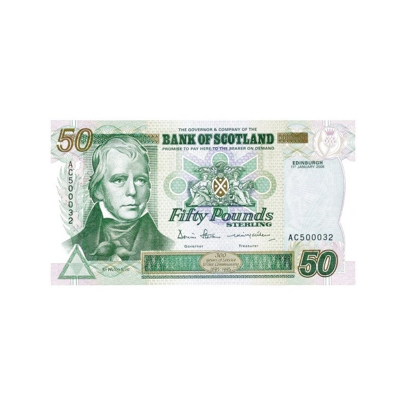 Scotland 50 Pounds 2006 BOS P122d