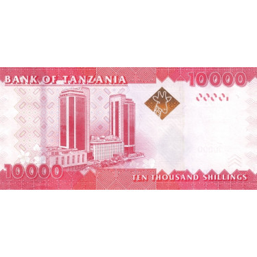 Tanzania 10 000 Shilingi 2010-2015 P-44a UNC