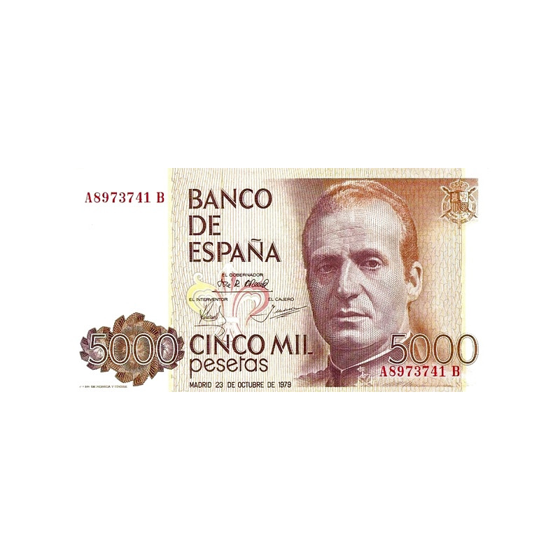 Spanien 5000 Pesetas 1979 P160
