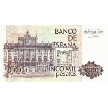 Spanien 5000 Pesetas 1979 P160