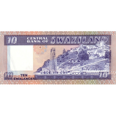 Swaziland 10 Emalangeni ND 1985 P10c