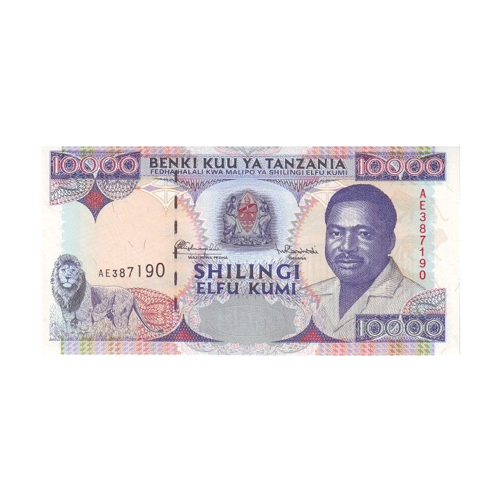 Tanzania 10.000 Shilingi ND 1995 P29