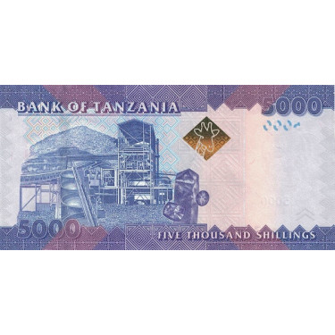 Tanzania 5000 Shillings 2020 P43