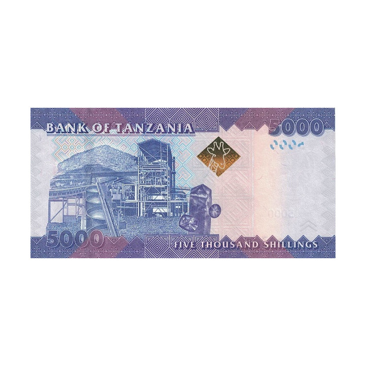 Tanzania 5000 Shillings 2020 P43