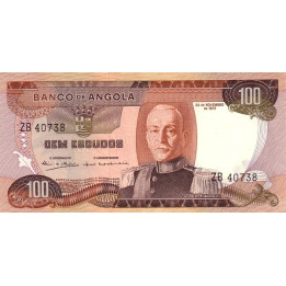 Angola 100 Escudos 1972 P101