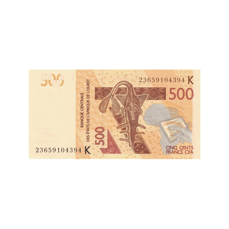 Västafrikanska Stater 500 Francs 2023 P719K