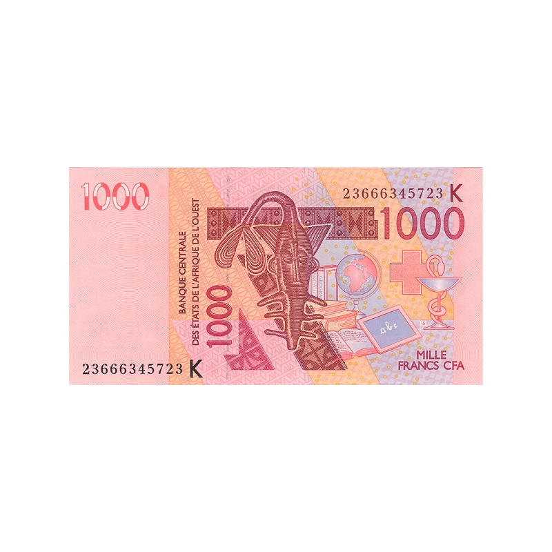 Västafrikanska Stater 1000 Francs 2023 P715K