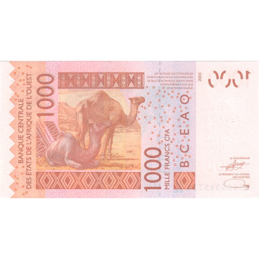 Västafrikanska Stater 1000 Francs 2023 P715K