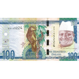 Gambia 100 Dalasis 2015 P-35 UNC