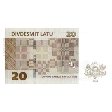 Lettland 20 Latu 2009 P55b