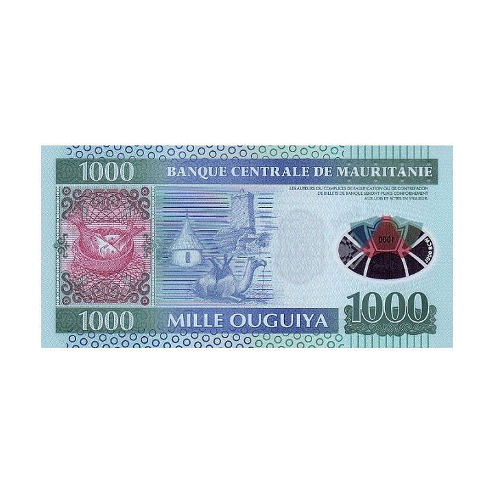 Mauretanien 1000 Ouguiya 2014 P19