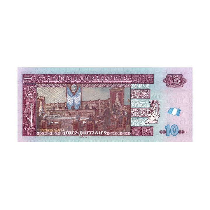 Guatemala 10 Quetzales 2019 P123A