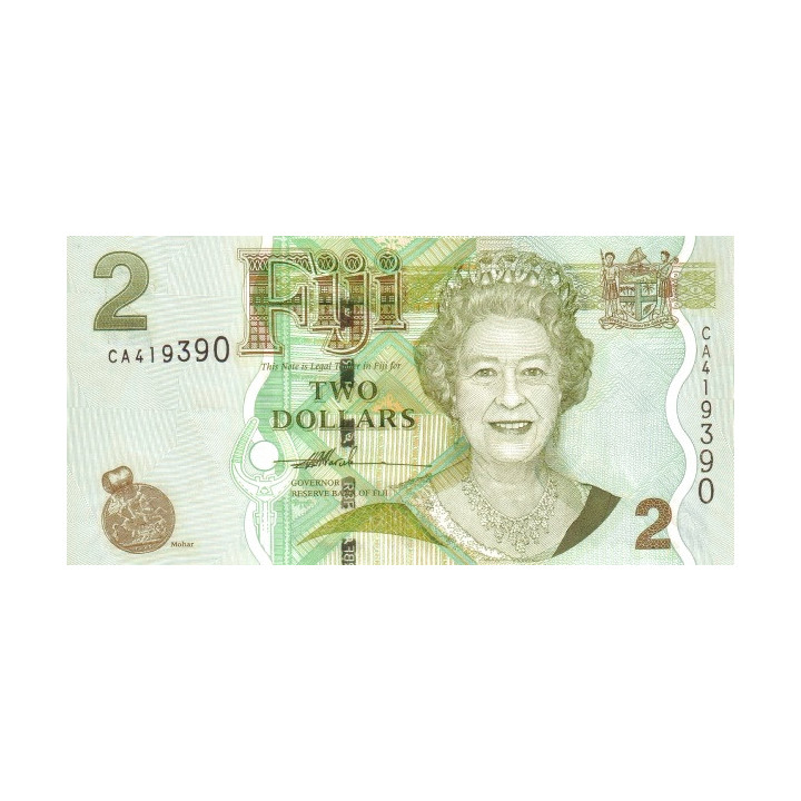 Fiji 2 Dollars 2007 P109a