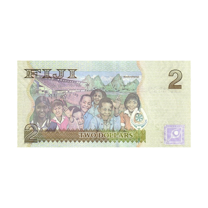 Fiji 2 Dollars 2007 P109a