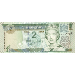 Fiji 2 Dollars 2002 P104