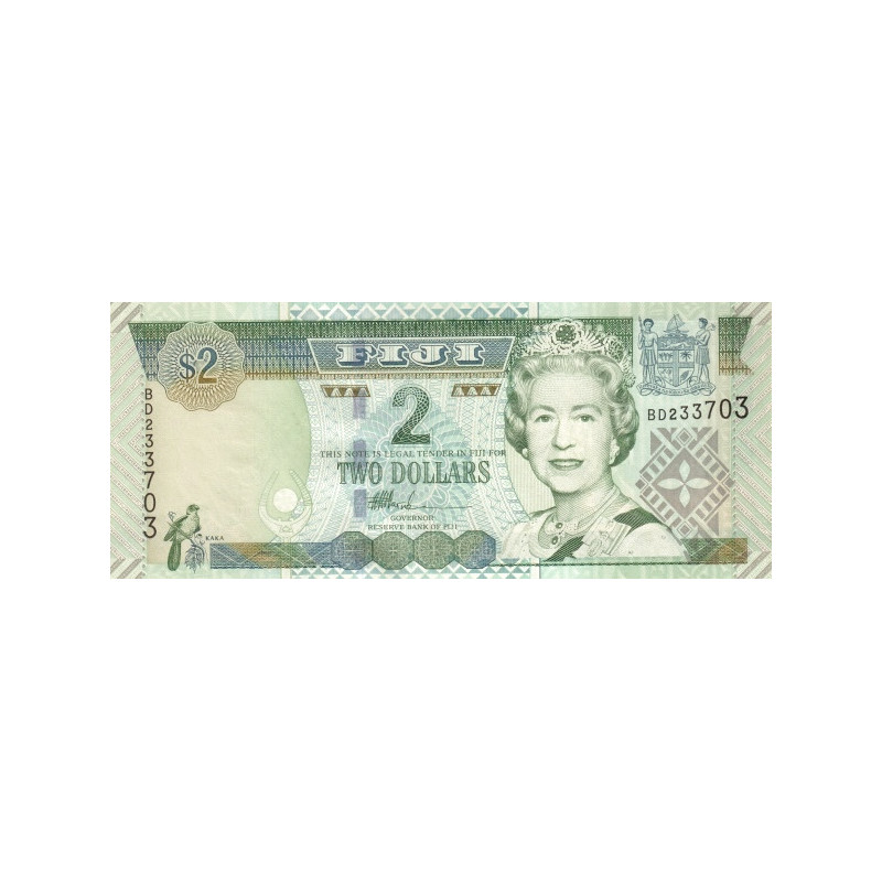 Fiji 2 Dollars 2002 P104
