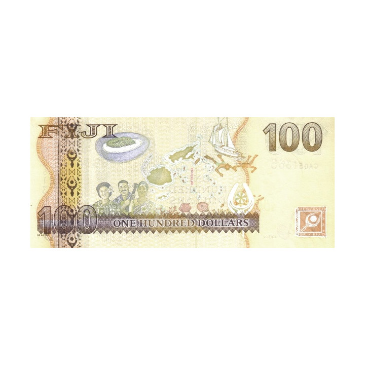 Fiji 100 Dollars 2007 P114