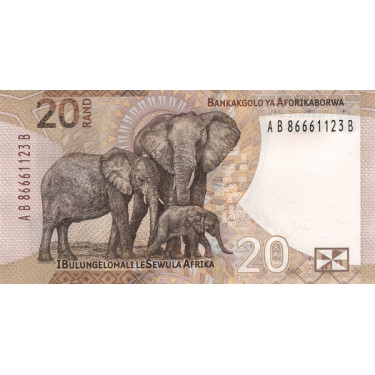 Sydafrika 20 Rand 2023