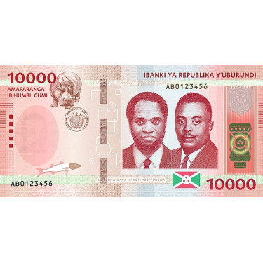 Burundi 10000 Francs 2022 Pnew