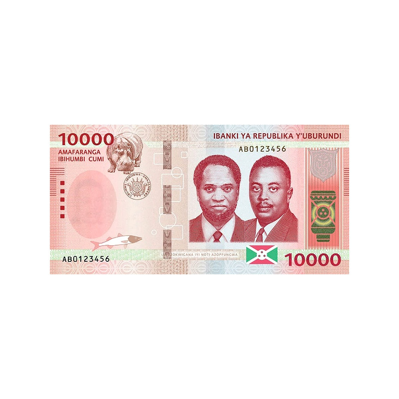 Burundi 10000 Francs 2022 Pnew